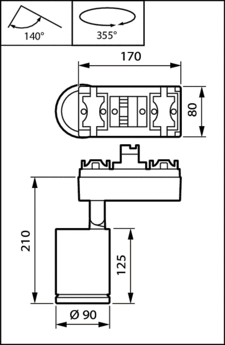 LED-Strahler f.Lichtband ST770S 17S #97673600