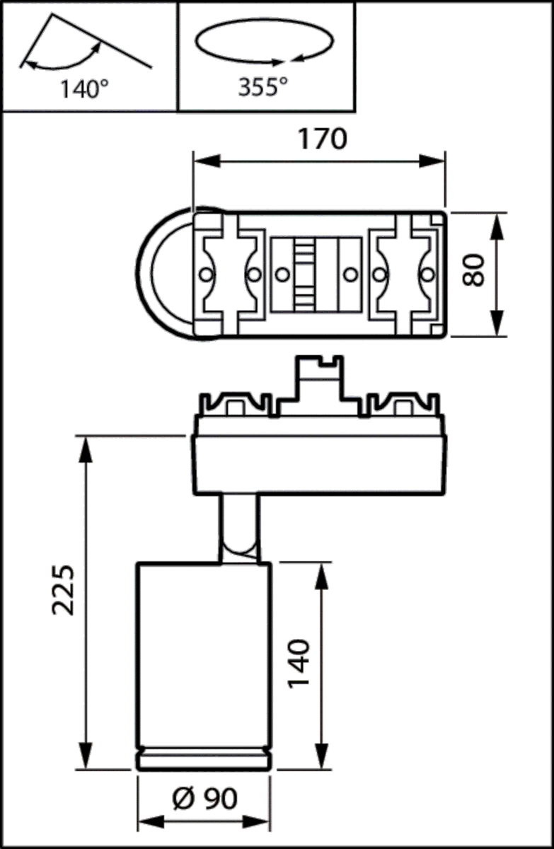 LED-Strahler f.Lichtband ST770S 49S #97692700