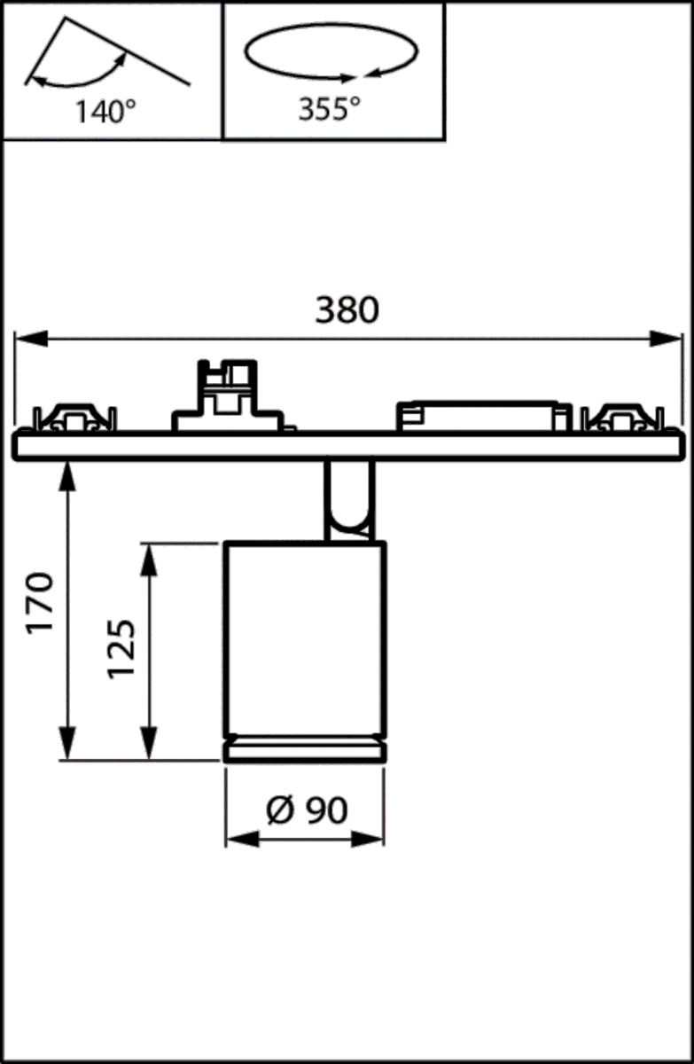 LED-Strahler f.Lichtband ST770X 17S #97724500