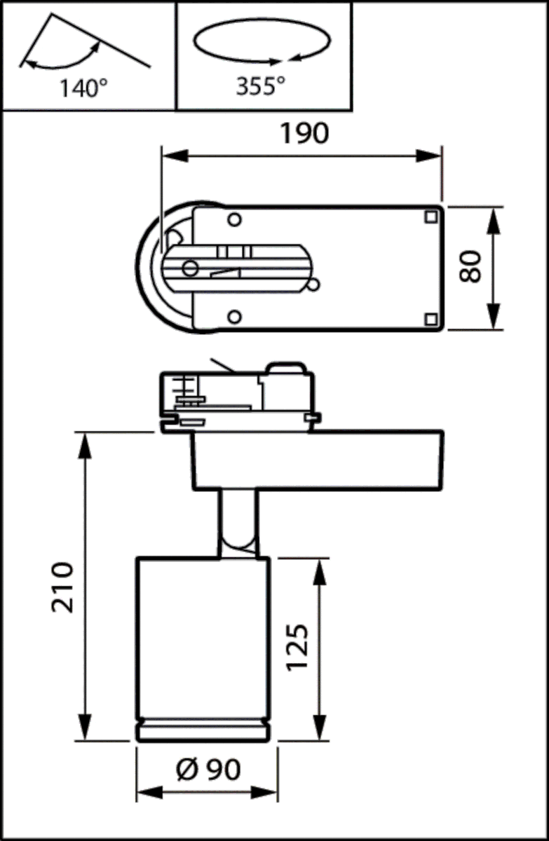 LED-Stromschienenstrahler ST770T 27S #97695800