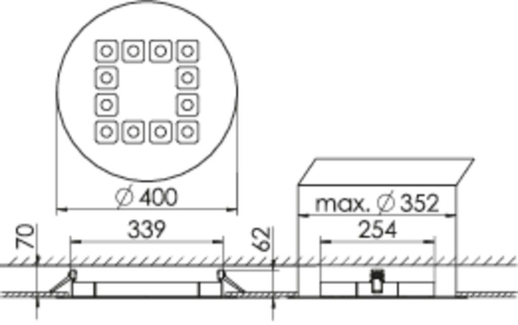 LED-Downlight MIREFA #SPG0330345AH