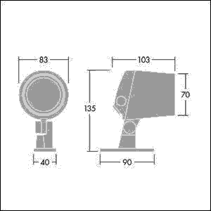 LED-Fluter CONT34L50-840MBHFANT