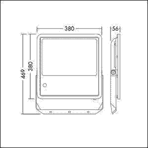 LED-Fluter LEOFLEXIP66190W830PC