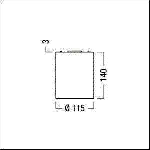 LED-Deckeneinbauleuchte MICROS2 SC #60300057