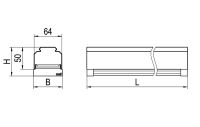 LED-Geräteträger 7pol. VLGFL1001 #1561327SW