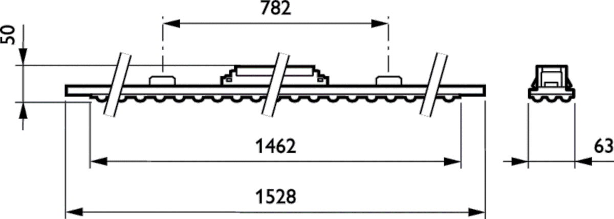 LED-Geräteträger 4MX850 581 #66272299