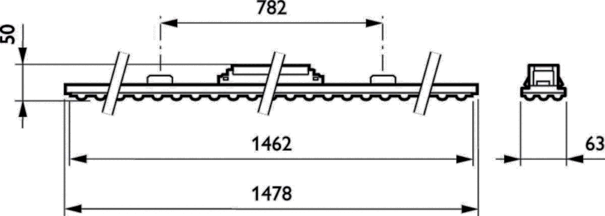 LED-Geräteträger 4MX883 491 #97502299