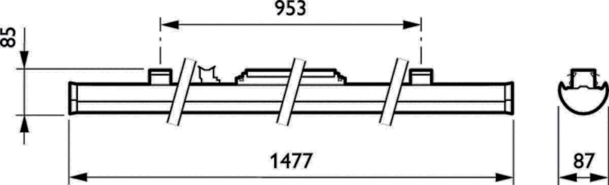 LED-Geräteträger 4MX900 491 #66624999