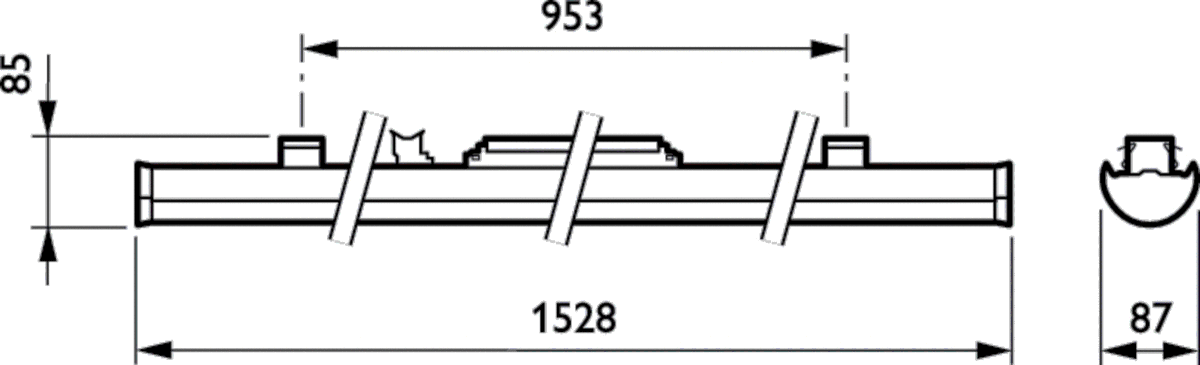 LED-Geräteträger 4MX900 581 #66807699