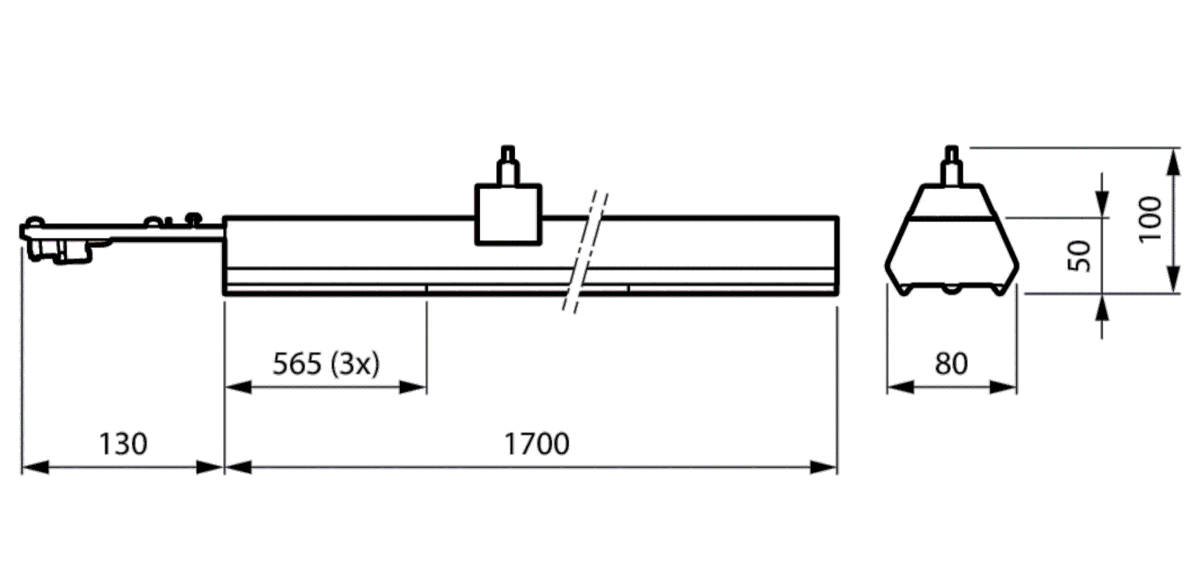 LED-Lichtband 1,7m LL217X 80S #19934700