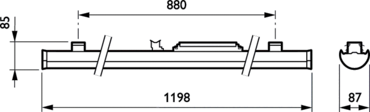 LED-Lichtträger 4MX900 #66387399