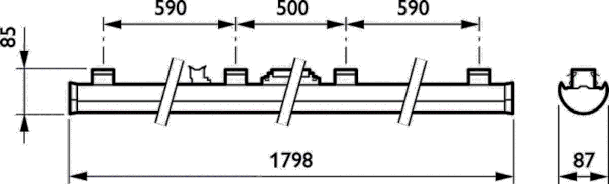 LED-Lichtträger 4MX900 #66445099