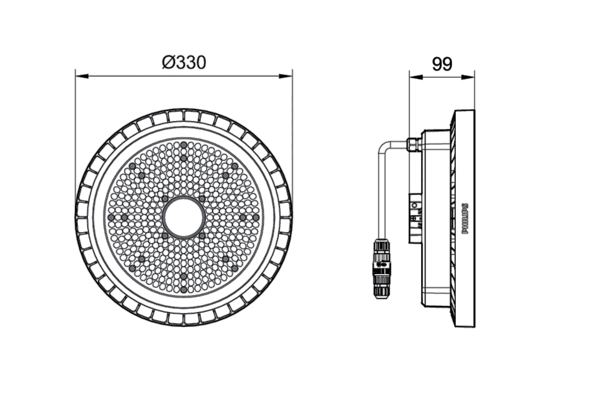 LED-Hallenleuchte BY121P G5 #95568400