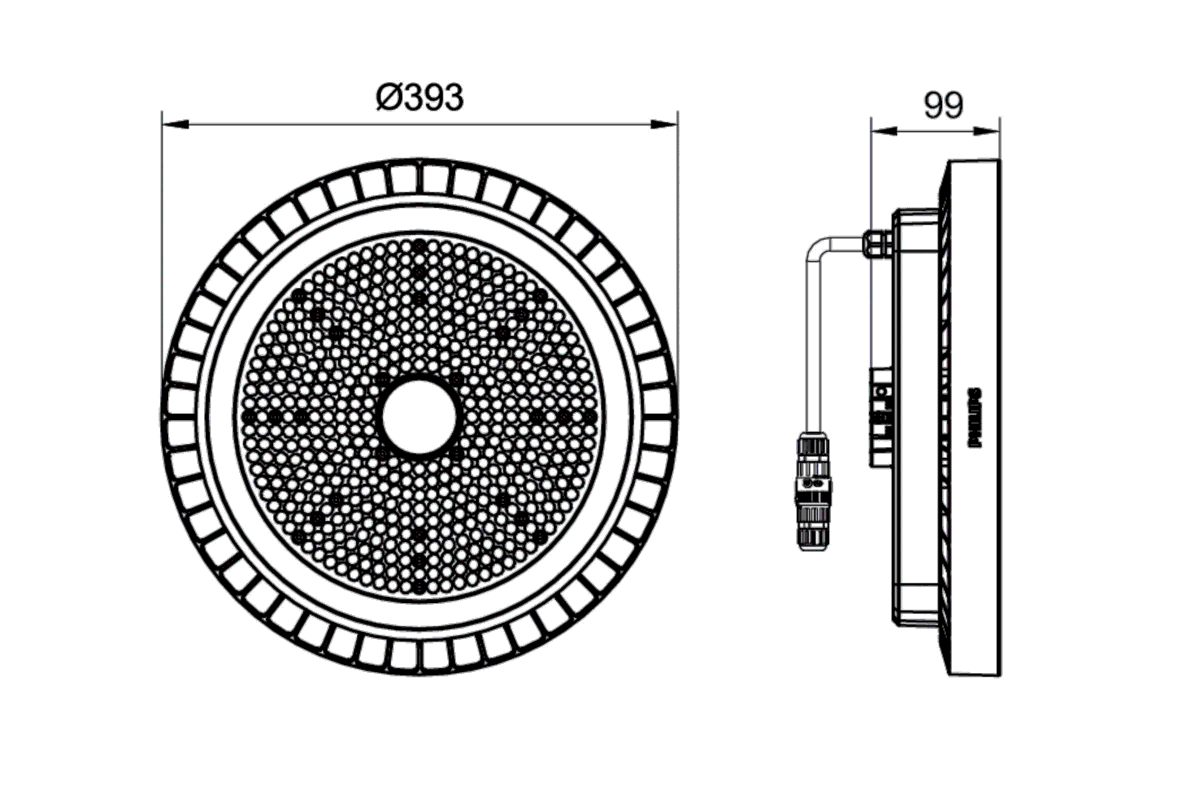 LED-Hallenleuchte BY122P G5 #95582000