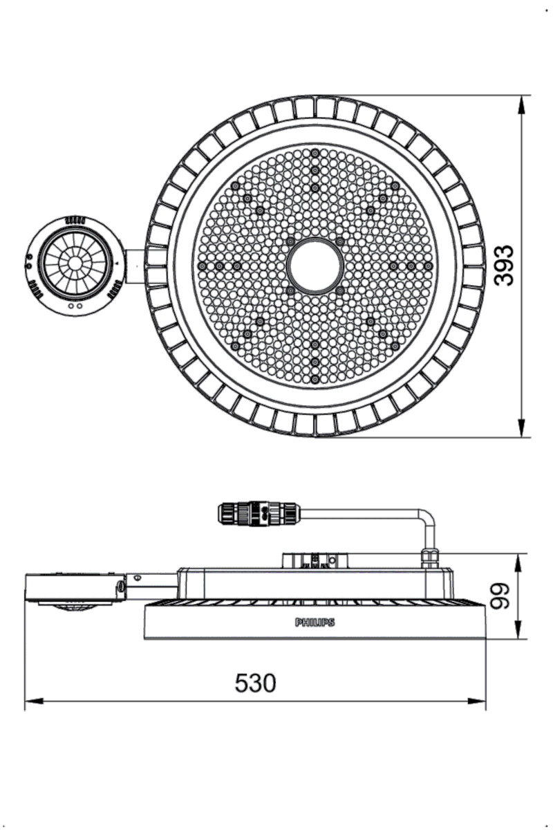 LED-Hallenleuchte BY122X G5 #95592900