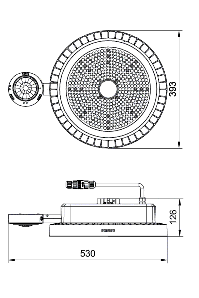 LED-Hallenleuchte BY122X G5 #95604900