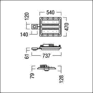 LED-Hallenleuchte CR2 M21k #42945276