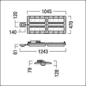 LED-Hallenleuchte CR2L35k-840PCWBPIRWH