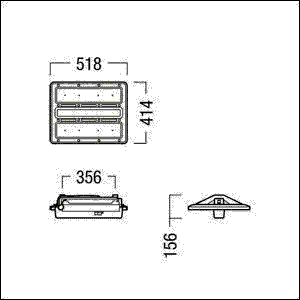 LED-Hallenleuchte CR2PL M17k #42945266