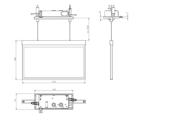 LED-Rettungszeichenleuchte AXCC001SC