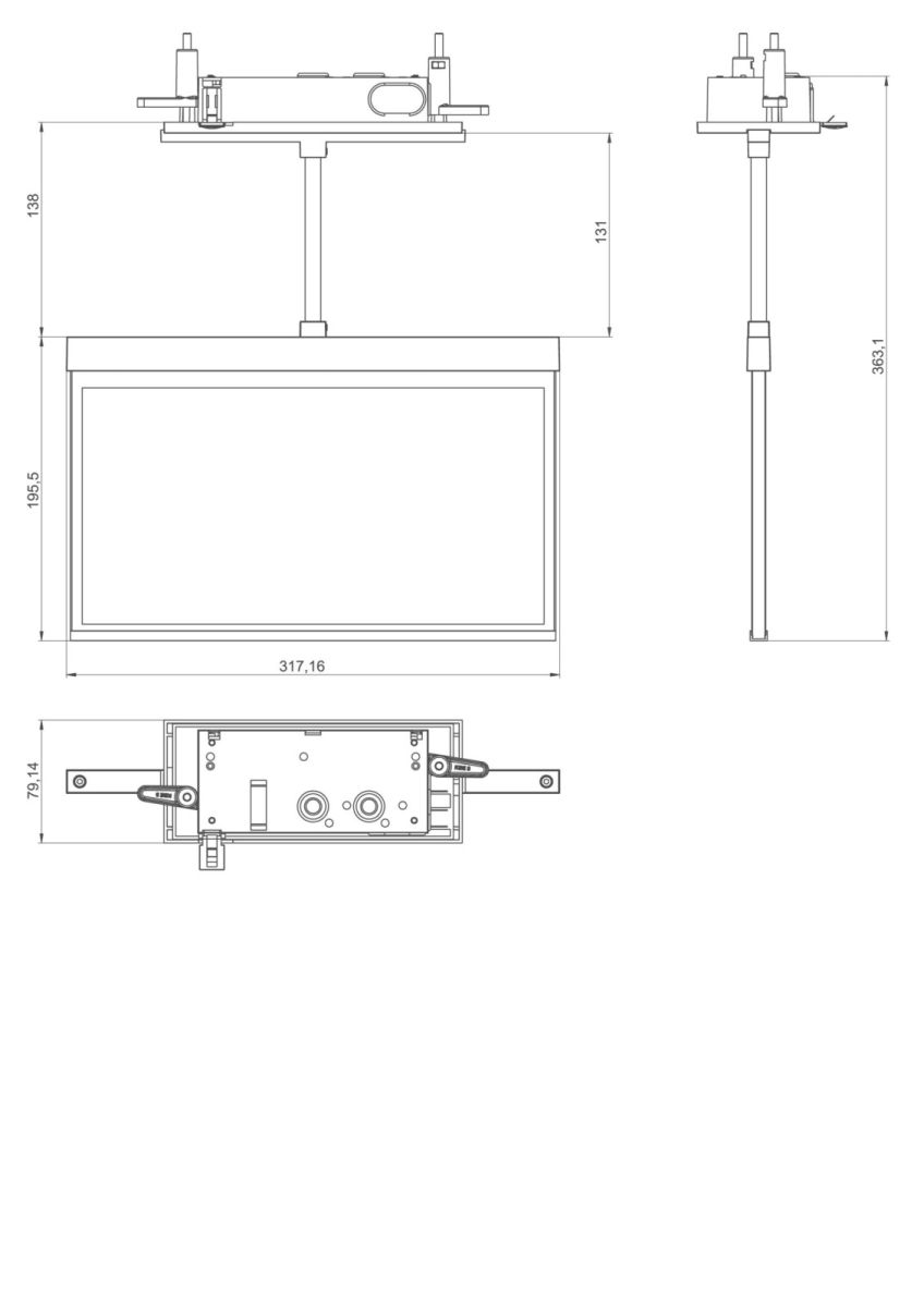 LED-Rettungszeichenleuchte AXCP401SC