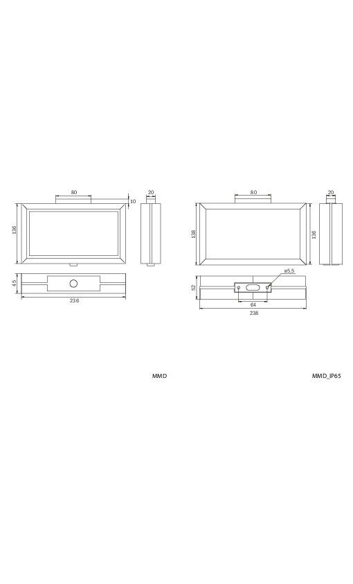 LED-Rettungszeichenleuchte MMD401SC