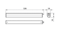 LED-Lichtleiste BN021CLED5S/840L300