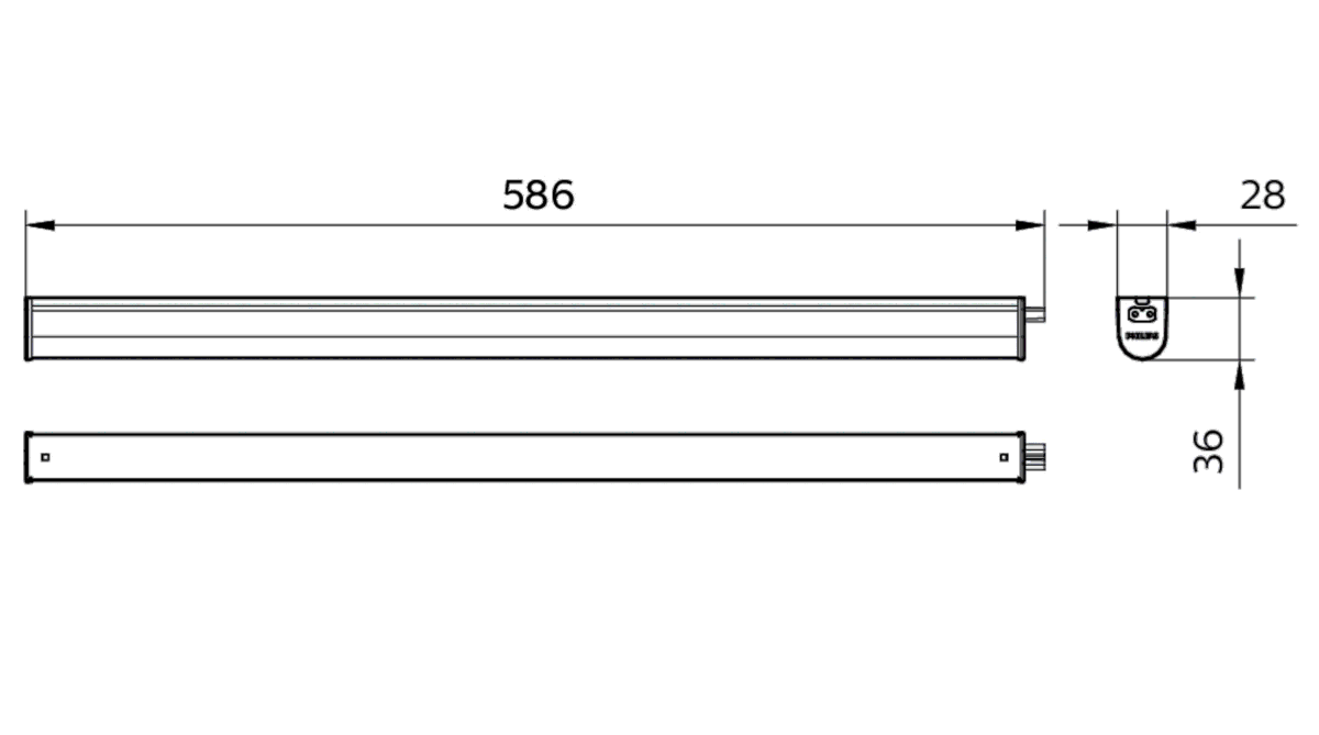 LED-Lichtleiste BN021C LED #52786799