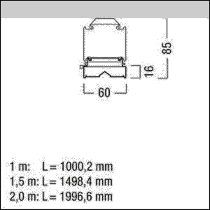 LED-Lichtbandleuchte TECTON C #42183293