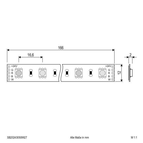 LED-Stripe IP20 5m SB202430509927