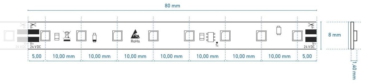 LED Streifen 4,80m 50416315