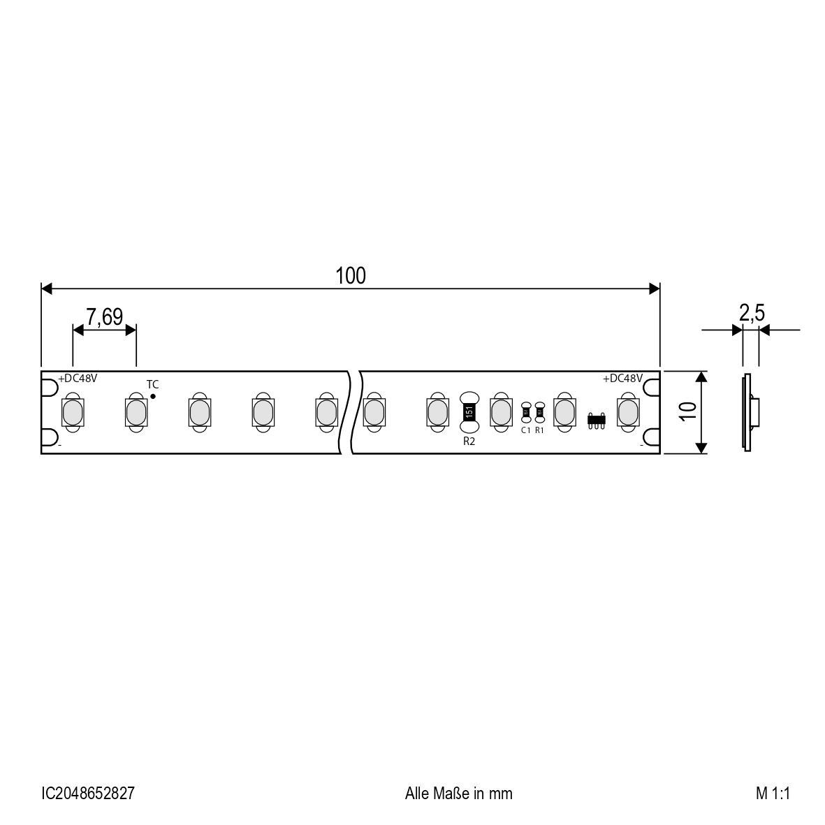 LED-Stripe IP20 5m IC2048652827