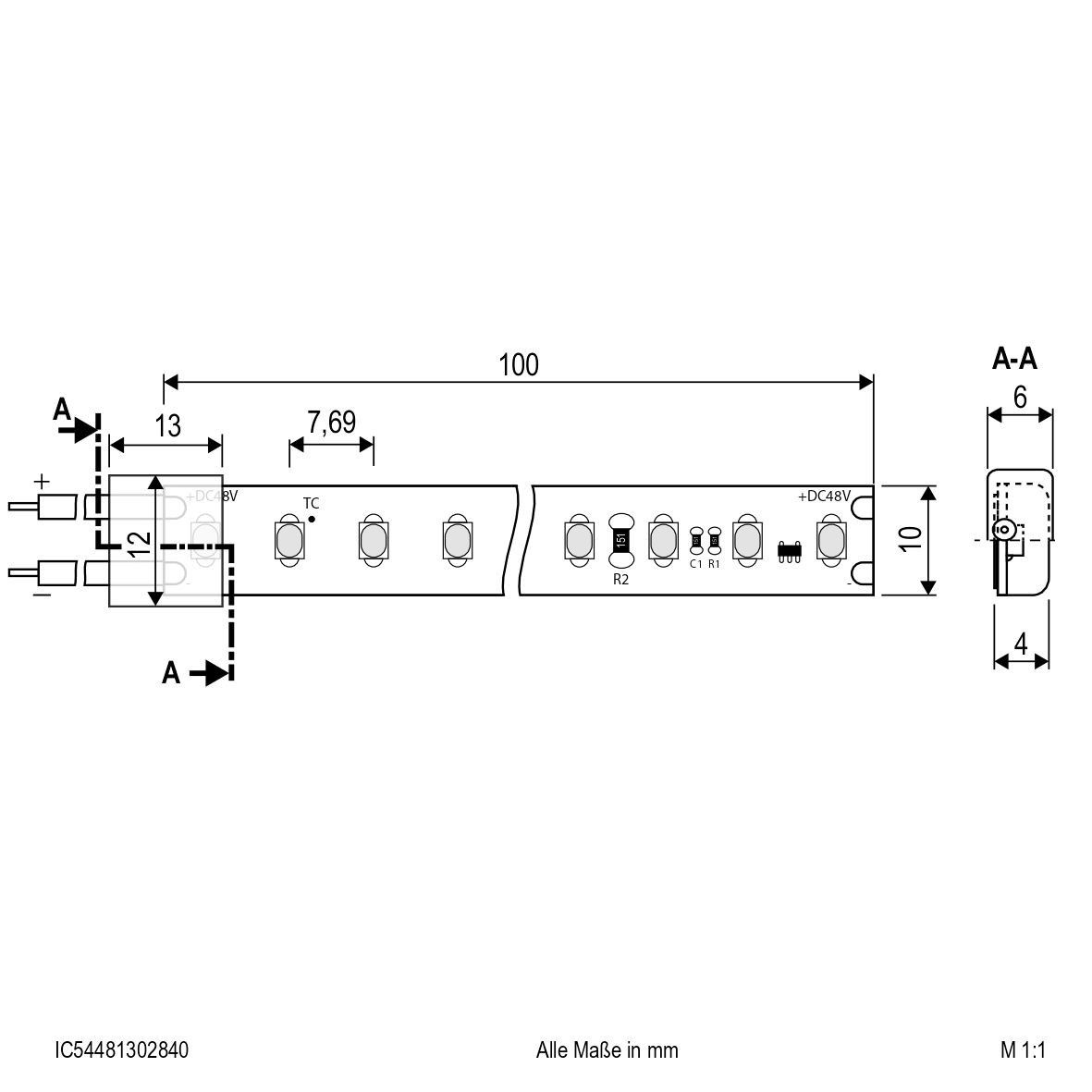 LED-Stripe IP54 5m IC54481302840