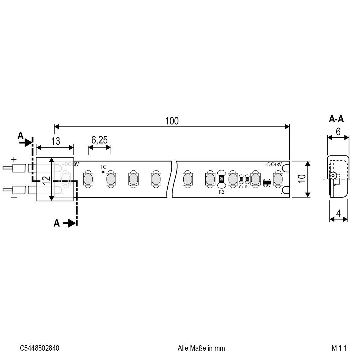 LED-Stripe IP54 5m IC5448802840