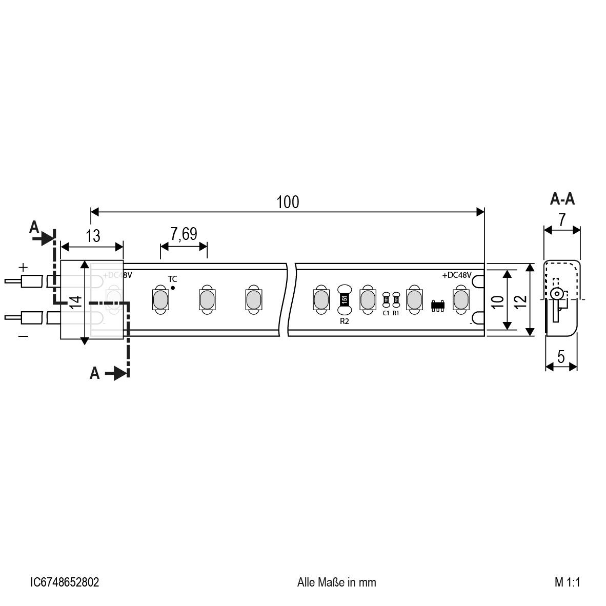 LED-Stripe IP67 5m IC6748652802