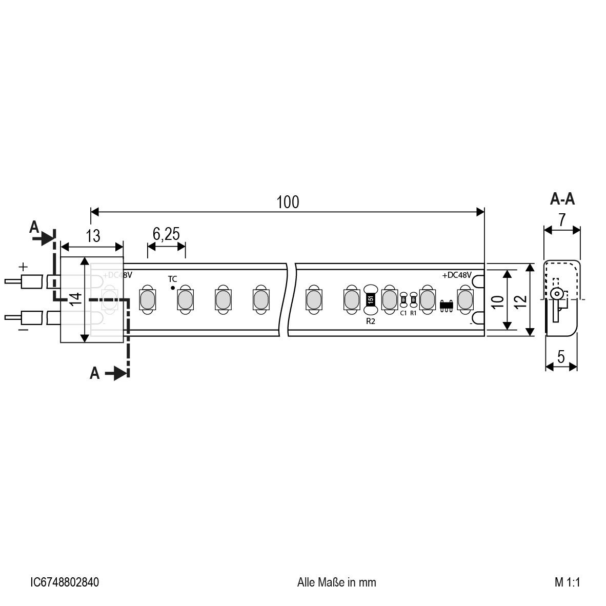 LED-Stripe IP67 5m IC6748802840