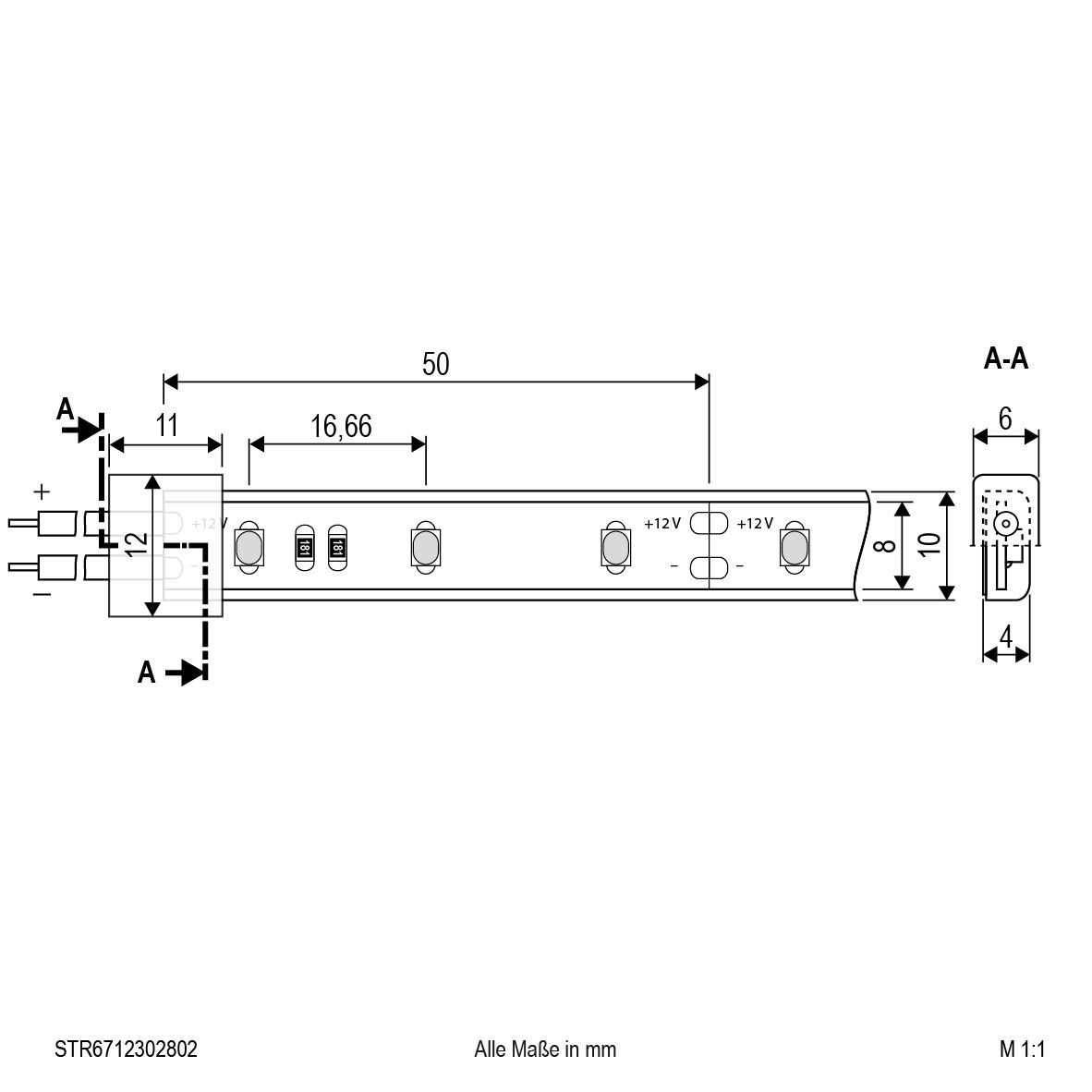 LED-Stripe IP67 5m STR6712302802