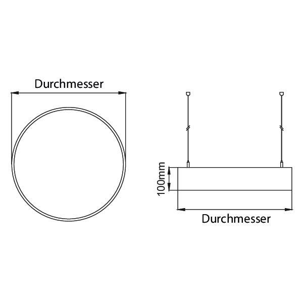 LED-Pendel-Flächenleuchte 13600183