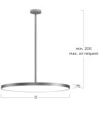 LED-Pendelleuchte BP1ABL-840M-D900-P