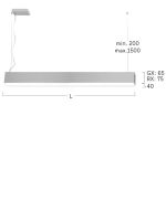 LED-Pendelleuchte LGXLBL-830H-L1987-AB