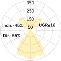 LED-Pendelleuchte LR3LEE-840M-L1252-YA