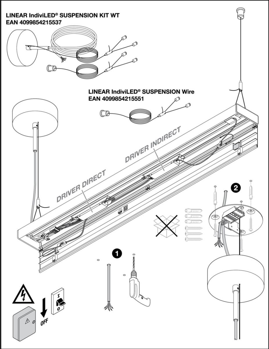 LED-Pendelleuchte LN INV#4099854135156