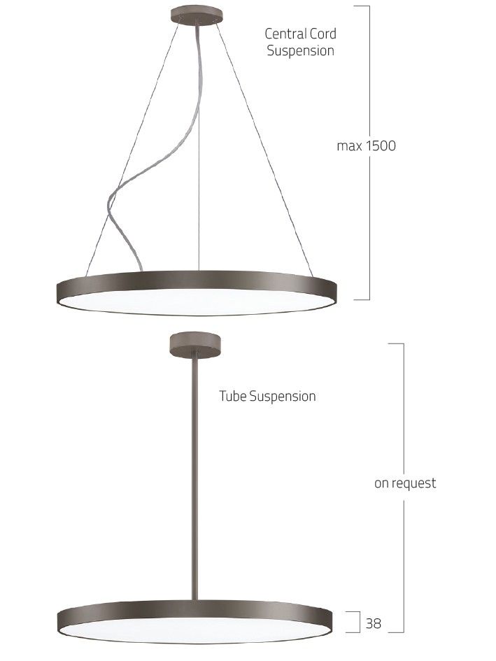 LED-Pendelleuchte BP5OWL-840H-D800-U