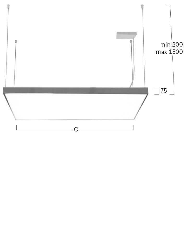 LED-Pendelleuchte CG2AEE-840M-Q630-K