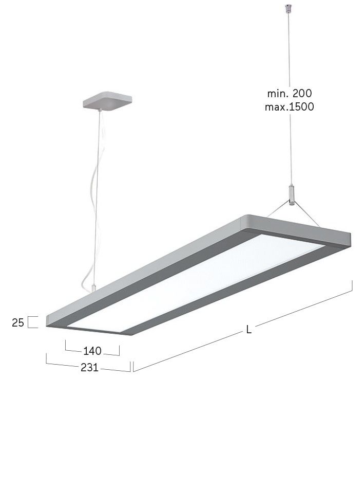 LED-Pendelleuchte JP4ABE-830M-L1500-Y