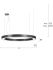 LED-Pendelleuchte RG3OBE-830M-D1500-K