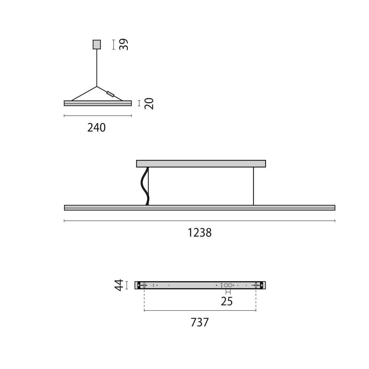 LED-Pendelleuchte 3115930