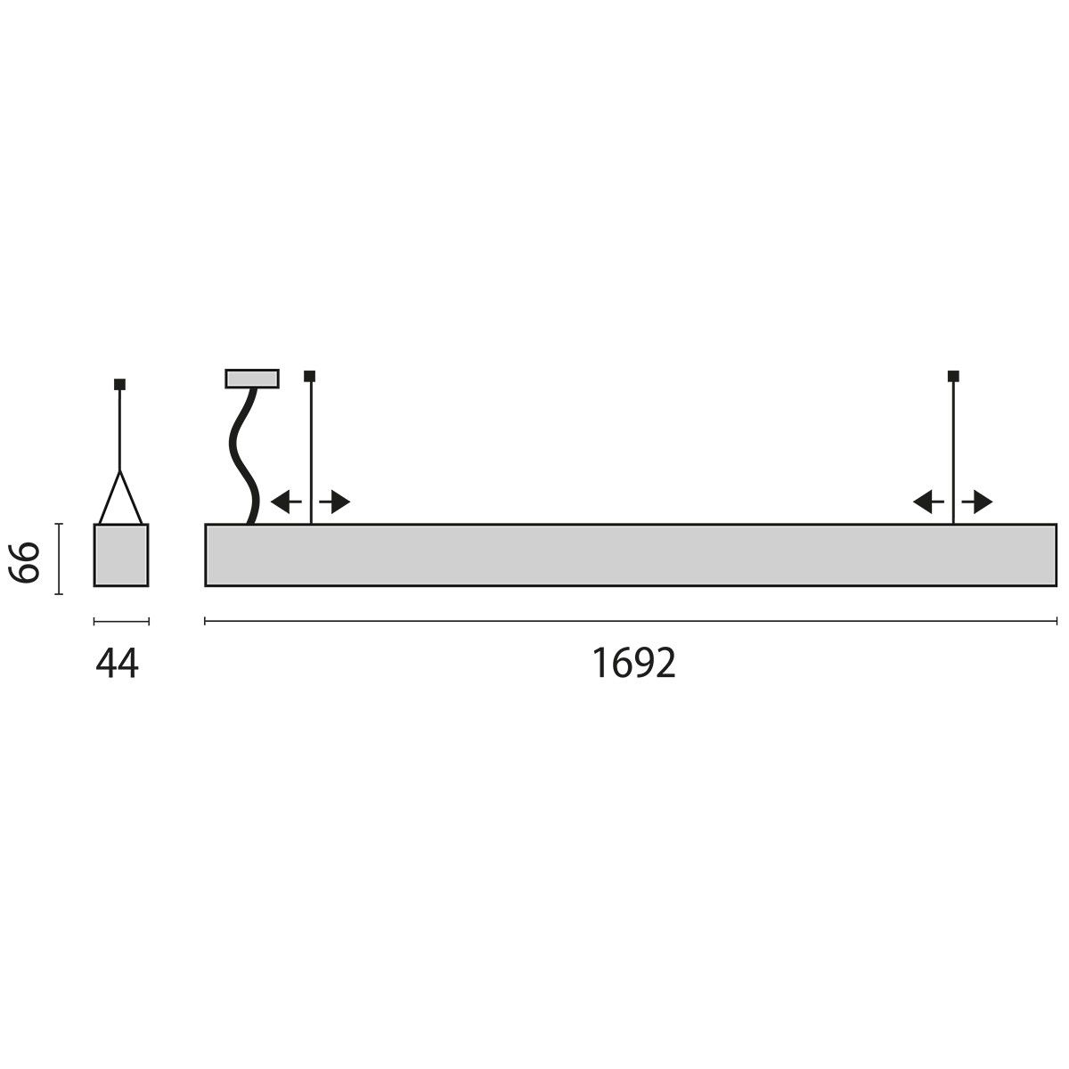 LED-Pendelleuchte 3117890