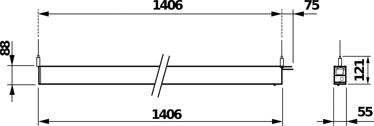 LED Anbau-u.Pendelleuchte SP532P LED #97240700