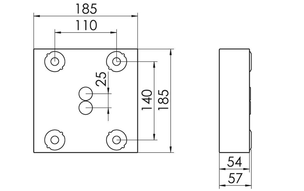 LED-Aufbaudownlight MIREFA #SPG0320242AQ